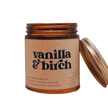 Vanilla + Birch - Poppy Rose Candle Co. -  - Poppy & Rose Candle Co. - Wild Lark