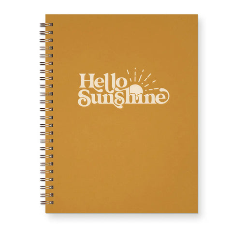 Hello Sunshine Journal: Lined Notebook -  - Ruff House Print Shop - Wild Lark