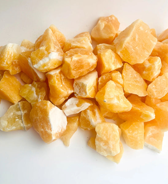Raw Semi-Precious Stones - Orange Calcite - Sea Gypsy California - Wild Lark