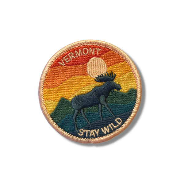Vermont Stick-on Patches - Stay Wild VT - Outpatch - Wild Lark