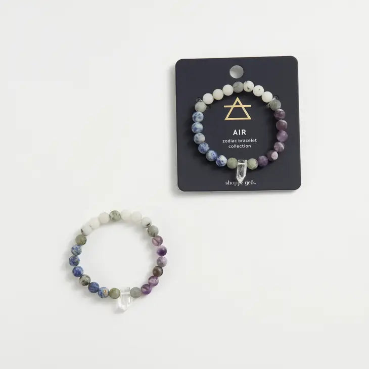 Zodiac Crystal Bracelet Collection - Air - GeoCentral - Wild Lark
