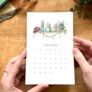 Lizzy Gass Whimsical Shelves Calendar - Desk Calendar - Lizzy Gass - Wild Lark