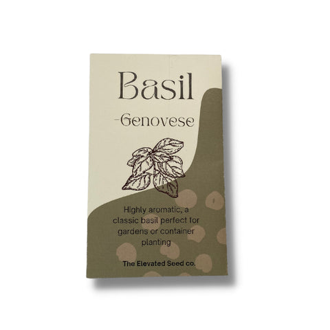 Basil Garden Seeds -  - The Elevated Seed Co - Wild Lark