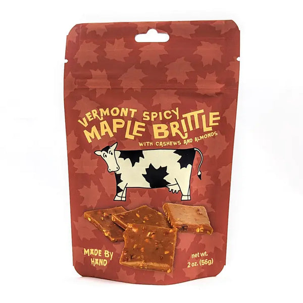 Vermont Maple Brittle - Spicy Maple Brittle with Cashews and Almonds - Sweet on Vermont Artisan Confections - Wild Lark