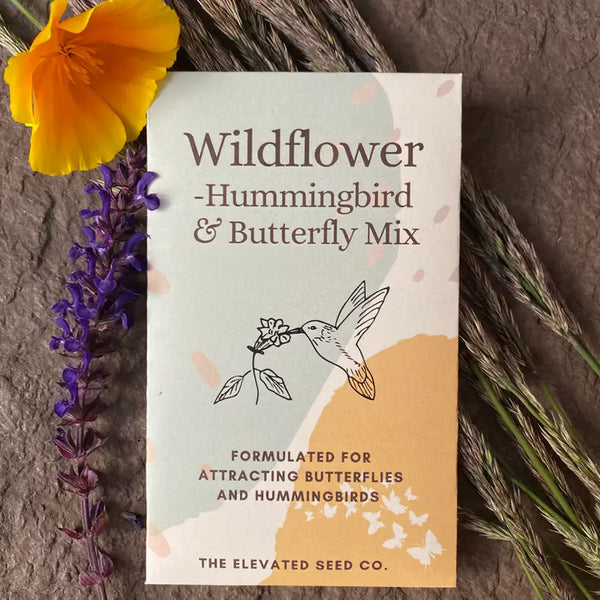 Wild Flower Garden Seed Mix- Hummingbird & Butterfly -  - The Elevated Seed Co - Wild Lark
