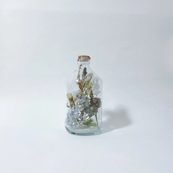 Dried Florals in Glass -  - Field Of Hope - Wild Lark
