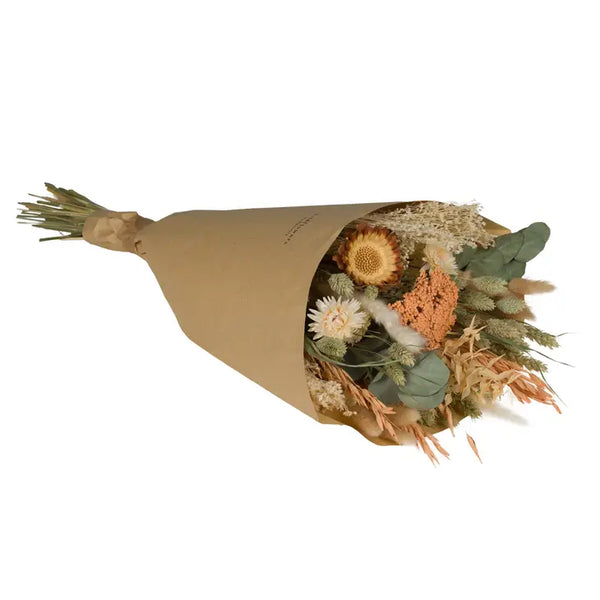 Dried Flowers Field Bouquet Apricot (Three Sizes Available) - Large - Wildflowers by Floriette - Wild Lark