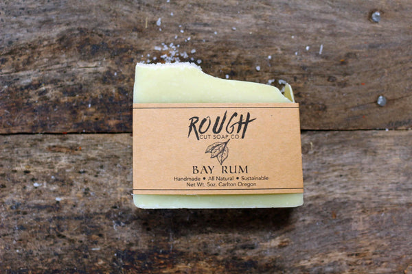 Handmade Rough Cut Soap Bars - Earthy + Bold Scents - Bay Rum - Rough Cut Soaps & Sundries - Wild Lark
