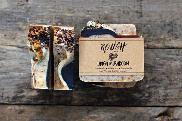 Handmade Rough Cut Soap Bars - Earthy + Bold Scents - Chaga Mushroom - Rough Cut Soaps & Sundries - Wild Lark