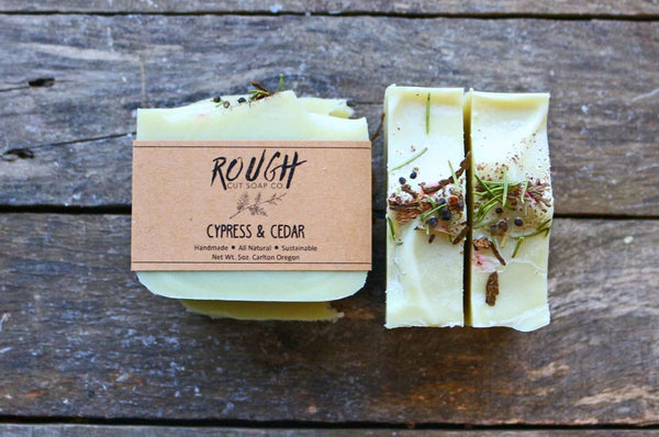 Handmade Rough Cut Soap Bars - Earthy + Bold Scents - Cypress + Cedar - Rough Cut Soaps & Sundries - Wild Lark