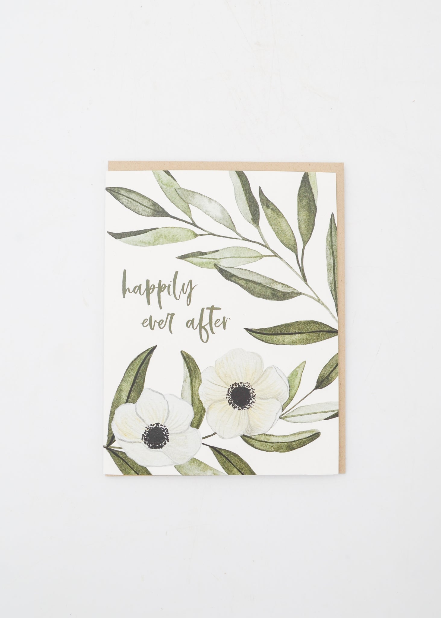 "Happily Ever After" Card - Plants and Flowers -  - Sketchy Notions - Wild Lark