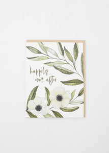"Happily Ever After" Card - Plants and Flowers -  - Sketchy Notions - Wild Lark