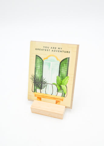 "You Are My Greatest Adventure" Card - Windowsill Plants -  - Paper Anchor Co. - Wild Lark