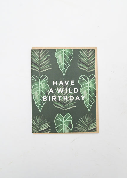 "Have A Wild Birthday" Card - Plants -  - Paper Anchor Co. - Wild Lark