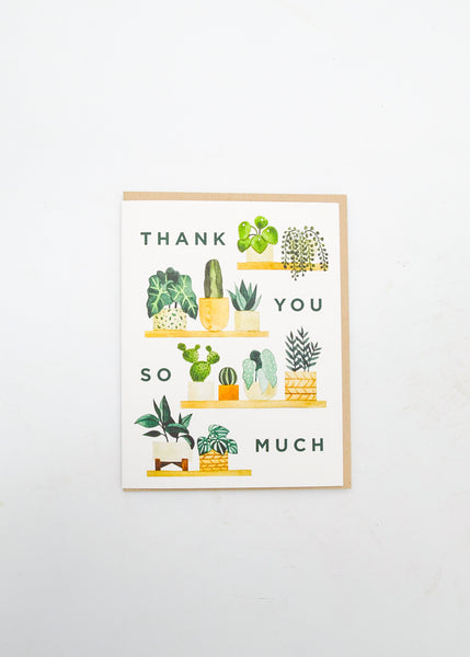 "Thank You So Much" Card - Plants -  - Paper Anchor Co. - Wild Lark