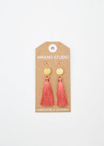 Amano Studio - Gold + Rose Tassels Earrings -  - Amano Studio - Wild Lark