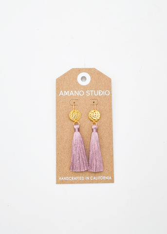 Amano Studio - Gold + Lavender Tassels Earrings -  - Amano Studio - Wild Lark