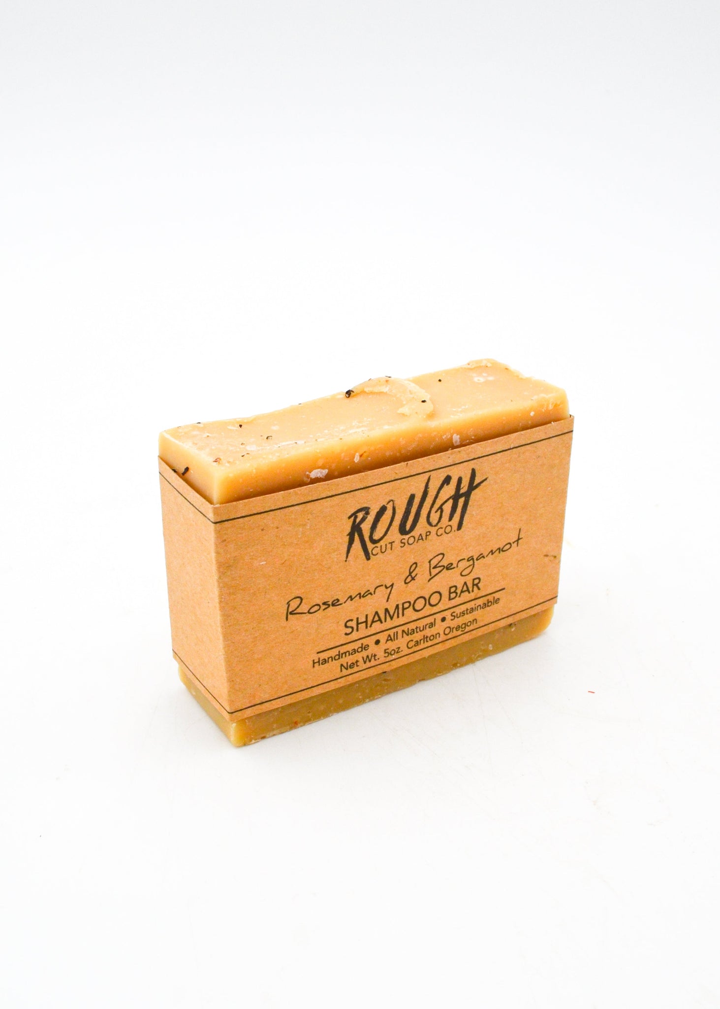 Handmade Rough Cut Soap Shampoo Bars (2 scents) - Rosemary + Bergamot - Rough Cut Soaps & Sundries - Wild Lark