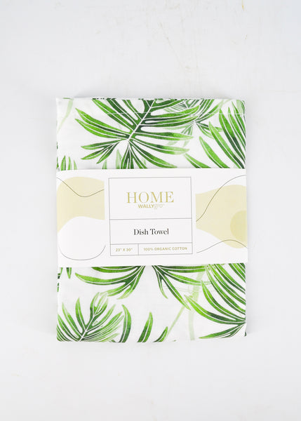 Plant Print Dish Towels - Xanadu - WallyGro - Wild Lark