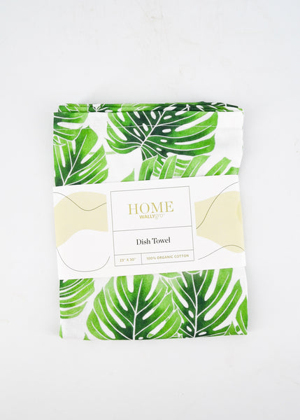 Plant Print Dish Towels - Monstera - WallyGro - Wild Lark