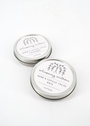 Whispering Willow Hand and Cuticle Salve (2 Scents) -  - Whispering Willow - Wild Lark