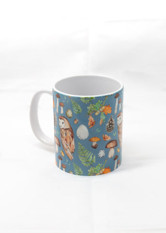 SALE! Owls + Woodland Ceramic Mug -  - The Butterfly & Toadstool - Wild Lark