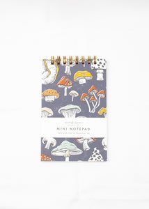 Mini Notepad with Mushrooms -  - Root & Branch Paper Co. - Wild Lark