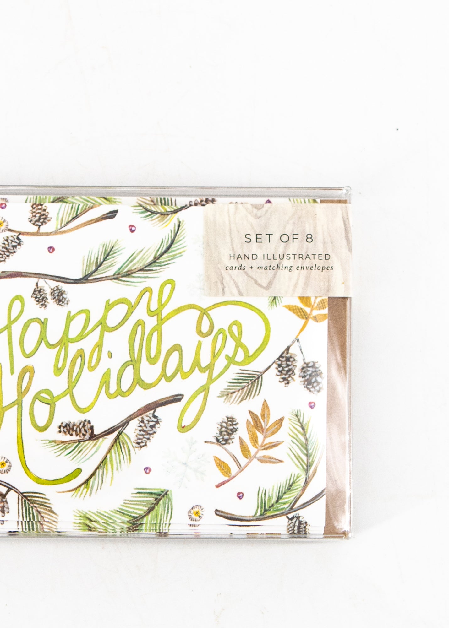 Set of 8 Happy Holidays Cards -  - Lana's Shop - Wild Lark
