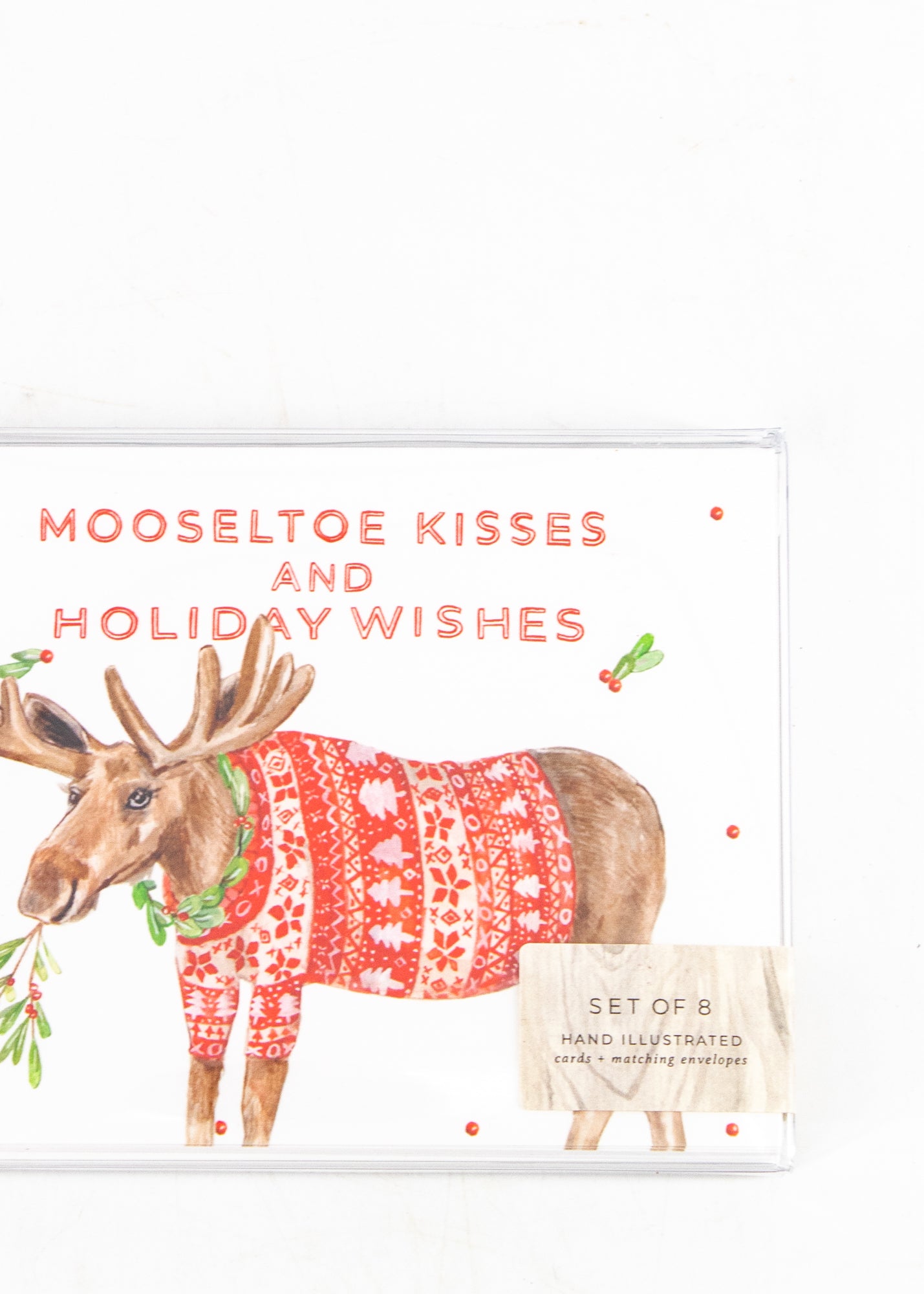 Set of 8 Christmas Moose Cards -  - Lana's Shop - Wild Lark