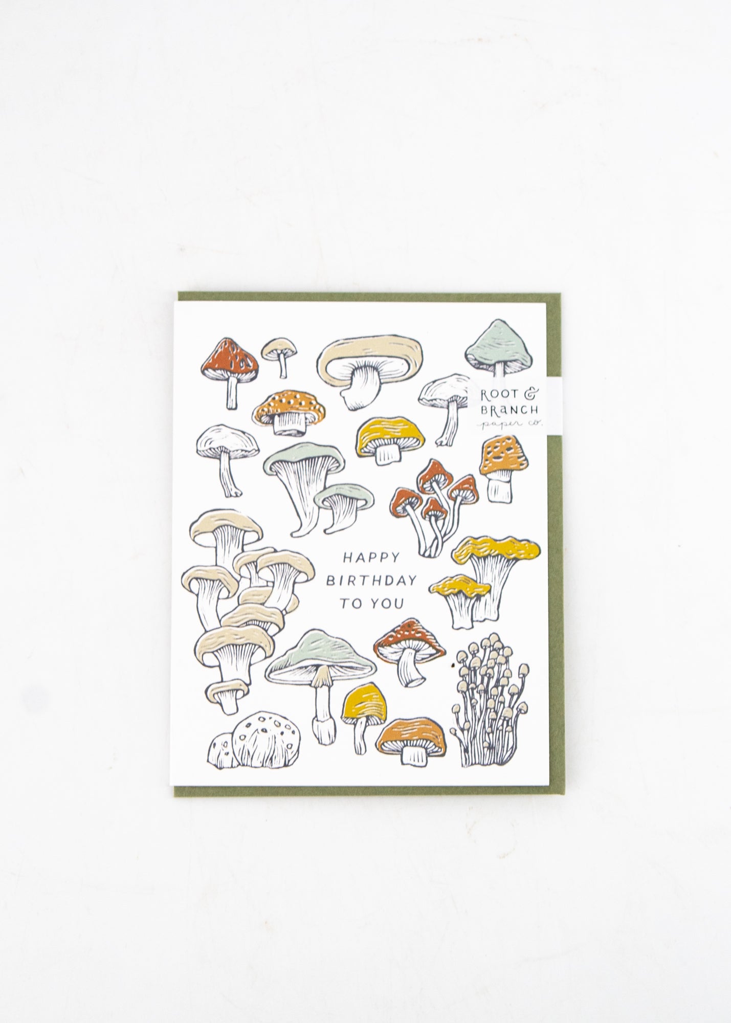 "Happy Birthday to You" Mushroom Card -  - Root & Branch Paper Co. - Wild Lark