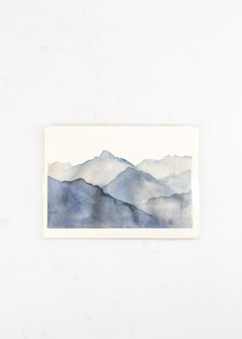 Blue Mountains Watercolor Card (small) -  - Lana's Shop - Wild Lark