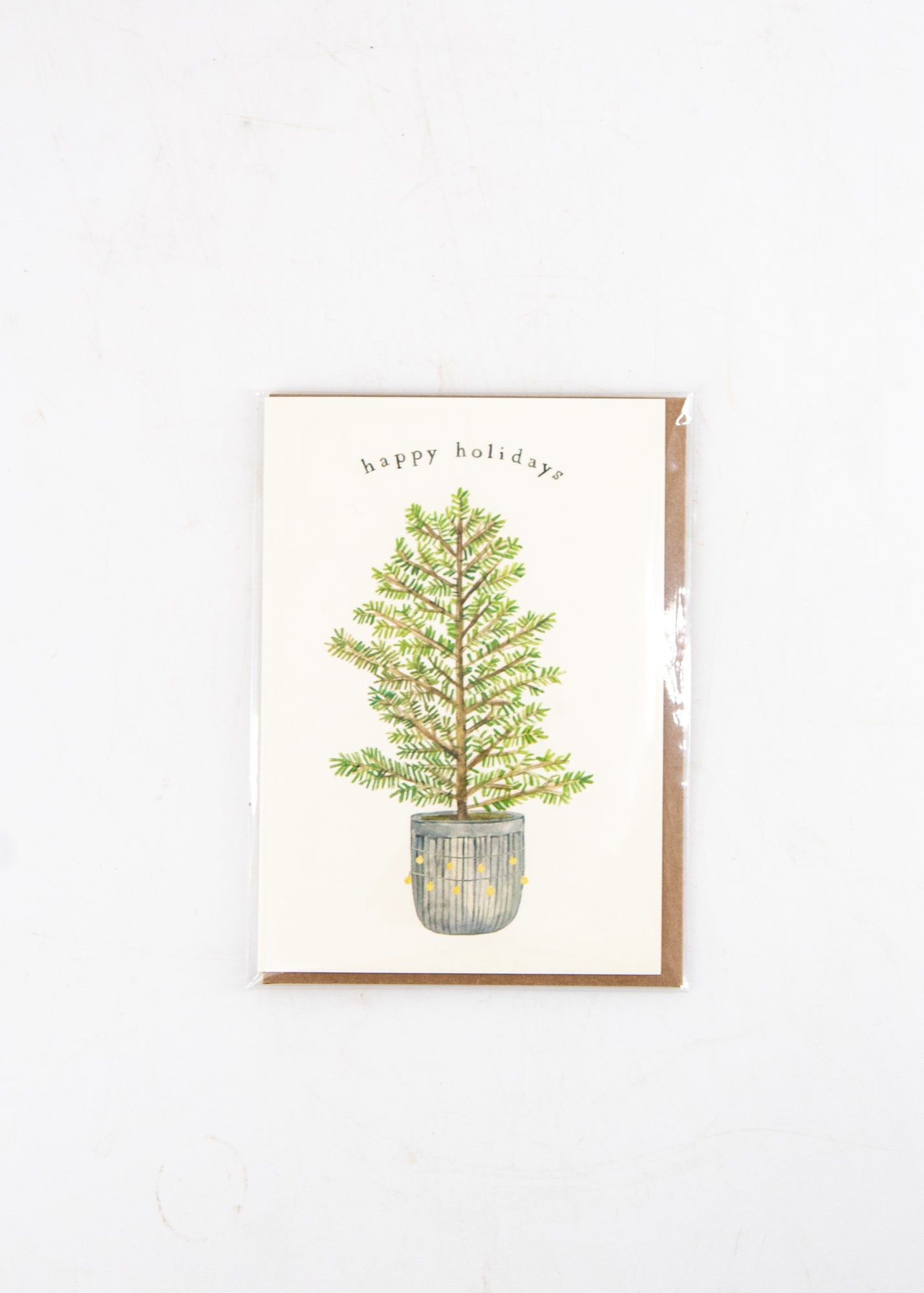 "Happy Holidays" Christmas Tree Card (small) -  - Lana's Shop - Wild Lark