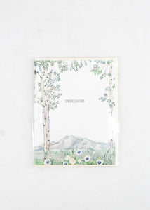 "Congratulations" Birch Tree Card -  - Lana's Shop - Wild Lark