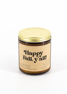 "Happy Fall, Y'all!" Candle -  - Poppy & Rose Candle Co. - Wild Lark