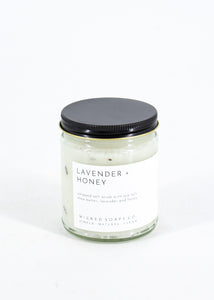 Lavender + Honey Whipped Salt Scrub -  - Wicked Soaps Co. - Wild Lark