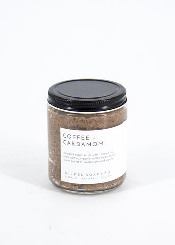 Coffee + Cardamom Whipped Sugar Scrub -  - Wicked Soaps Co. - Wild Lark