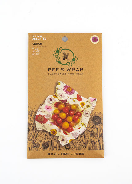 Bee's Wrap - 'Meadow Magic' - Reusable Vegan Wrap (5 Varieties Available) -  - Bee's Wrap - Wild Lark