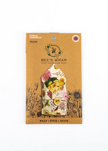 Bee's Wrap - 'Meadow Magic' - Reusable Vegan Wrap (5 Varieties Available) -  - Bee's Wrap - Wild Lark