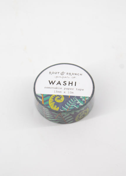 Washi Paper Tape (4 Prints Available) - Ferns - Root & Branch Paper Co. - Wild Lark