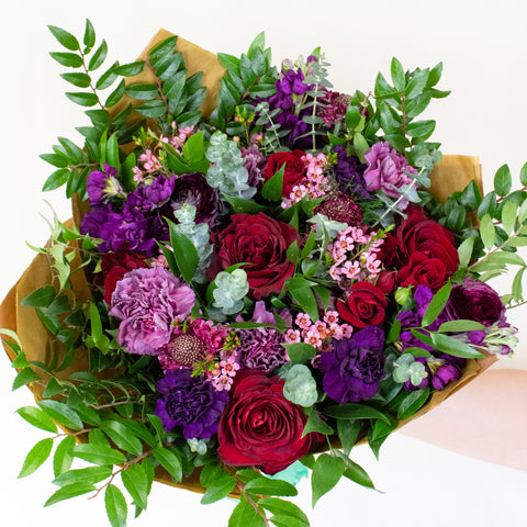 Moody and Romantic Wrapped Bouquet - Designer's Choice -  - Wild Lark - Wild Lark