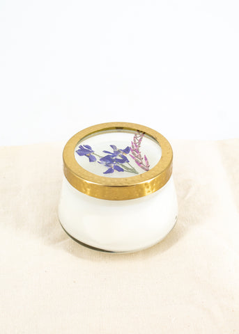 SALE! Pressed Flower Candle - Roman Lavender -  - Rosy Rings - Wild Lark