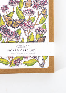 Butterflies and Flowers Boxed Card Set -  - Root & Branch Paper Co. - Wild Lark