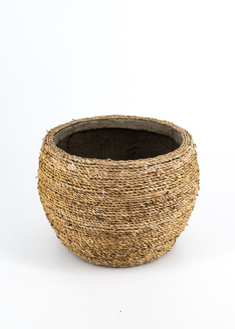 Natural Reed Textured Planter -  - Pots and Vases - Wild Lark