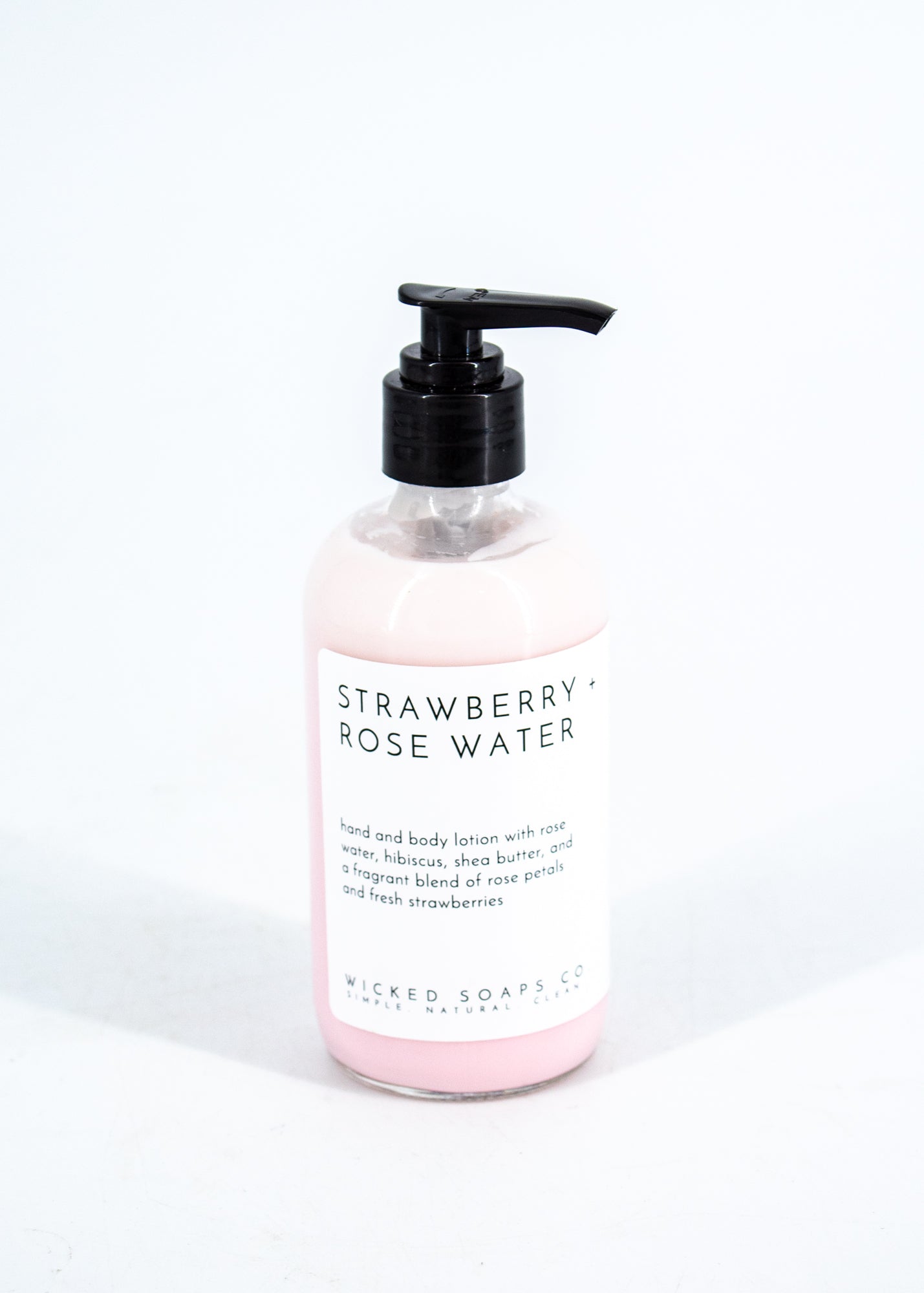 Strawberry Rose Water Body Lotion -  - Wicked Soaps Co. - Wild Lark