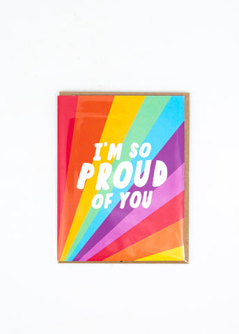 "I'm So Proud of You" Card -  - Top Hat and Monocle - Wild Lark