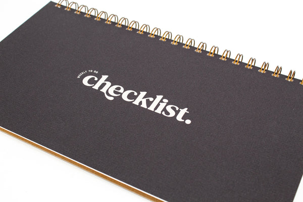 Weekly To-Do Checklist Planner -  - Ruff House Print Shop - Wild Lark
