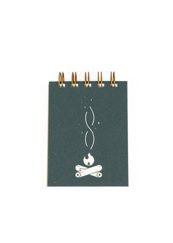 Forest Green Mini Campfire Notepad -  - Ruff House Print Shop - Wild Lark