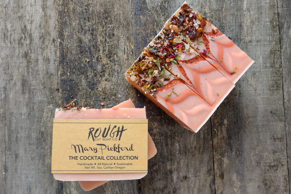 SALE! Handmade Rough Cut Soap Bars - Limited Edition Cocktail Collection - Mary Pickford - Rough Cut Soaps & Sundries - Wild Lark