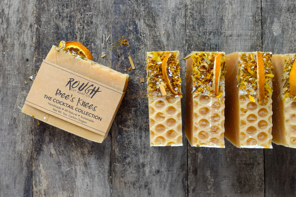 SALE! Handmade Rough Cut Soap Bars - Limited Edition Cocktail Collection - Bee's Knees - Rough Cut Soaps & Sundries - Wild Lark