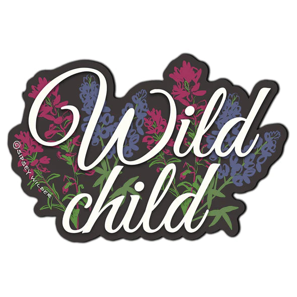 Sipsey Wilder Vinyl Stickers - Wild Child Vinyl Sticker - Sipsey Wilder - Wild Lark